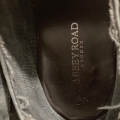 ABBey Road グレー レザーブーツ　革靴　28.5 メンズの画像