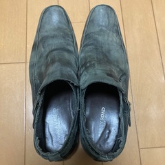 ABBey Road グレー レザーブーツ　革靴　28.5 メンズの画像