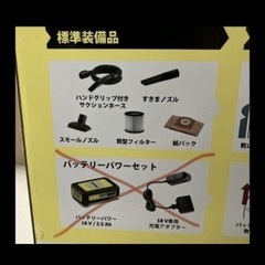 【ケルヒャー】新品バキュームクリーナー   WD1 バッテリー無しの画像