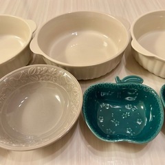 【北欧テイスト】陶器製 食器セット 9点 ニュアンスカラー 3人分 グラタン皿等の画像