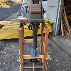 スズキ9.9馬力船外機セル付の画像