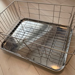 ステンレス製水切りラックの画像