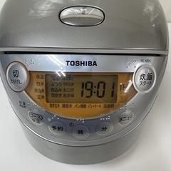 R097 ☀️ TOSHIBA IH炊飯ジャー 3.5合炊き 14年製 RC-6XH ⭐ 動作確認済 ⭐ クリーニング済の画像