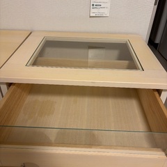 【交渉可】飾り棚付き衣装棚の画像