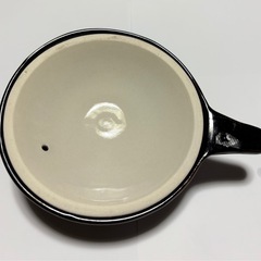 ブルーのチェックのグラタン皿　蓋付きの画像