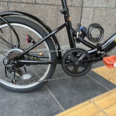 【美品】6段変速付き折りたたみ自転車20インチの画像
