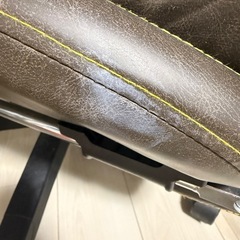 Dowinx ゲーミングチェア（レザー調・ブラウン）の画像