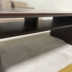 ダークブラウン センターテーブルの画像