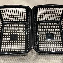 【渡す相手決まりました】バスケット ベージュ1個 黒2個の画像