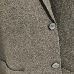 ユニクロ:C ニットジャケット　ブラウン　Mサイズの画像