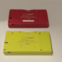 交渉可　ニンテンドーDSi ピンクライムグリーンセットの画像