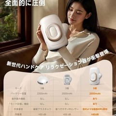 ハンドケア❣️リラクゼーション器 プロの手もみ 理学療法士監修 5種類モードの画像