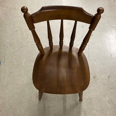 12/25まで店頭商品一部を除き半額クリスマスSALE!!開催中 サ2512-047　ダイニングチェア ダークブラウン ② キズ汚れ有りの画像