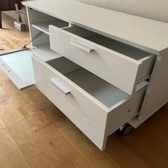 ニトリ　テレビ台　白　の画像