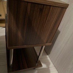 【無料】収納棚 ブラウン ウォールナットの画像