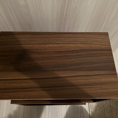 【無料】収納棚 ブラウン ウォールナットの画像