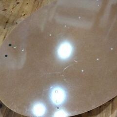 楕円型こたつの画像