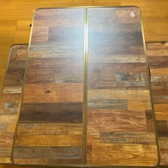 【美品】viaggio+ アウトドア　折りたたみテーブル・ベンチセットの画像