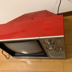 レトロ 当時物 ゼネラル カラーテレビの画像