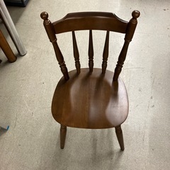 12/25まで店頭商品一部を除き半額クリスマスSALE!!開催中 サ2512-048 ダイニングチェア ダークブラウン ③ キズ汚れ有りの画像