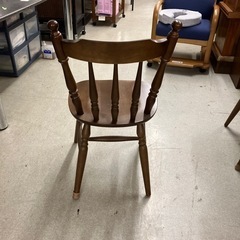 12/25まで店頭商品一部を除き半額クリスマスSALE!!開催中 サ2512-048 ダイニングチェア ダークブラウン ③ キズ汚れ有りの画像