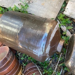 骨董品　酒壺？　しゅうゆ壺？の画像