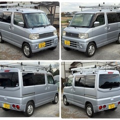 ★車検満タン2年★ 三菱　タウンボックス　U61W ターボ車★ETC付き★ルーフキャリア付き★調子良好の画像