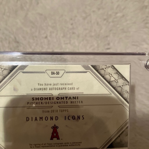 大谷翔平選手　サインカード