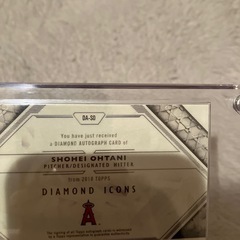 大谷翔平選手　サインカードの画像