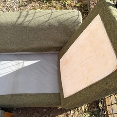 リユースＢ】⭐︎おしゃれなカウチソファ　L型ソファ　ヘタリ無し状態良好
の画像