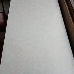 レトロ オールドカリモク ダイニングテーブル＆チェア 2脚セットの画像