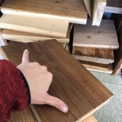 カフェ板端材 約30cm 複数枚ありの画像