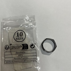 ステンレスブラックリングの画像