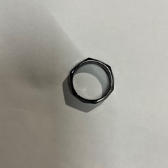 ステンレスブラックリングの画像