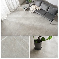 【12月末まで】フロアタイル　大理石　マーブルグレージュ　45枚＋の画像