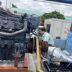 三菱キャタピラ　YAMAHA船内機の画像