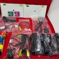 美品⭐︎KENWOOD 2024春地図　MDV-D504BTW 新品バックカメラ付の画像