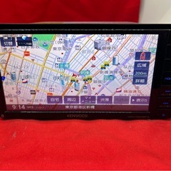 美品⭐︎KENWOOD 2024春地図　MDV-D504BTW 新品バックカメラ付の画像