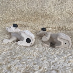 ビクター犬　置物　陶器　アンティークの画像
