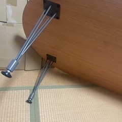 リビングテーブル ローテーブル センターテーブル楕円形 の画像