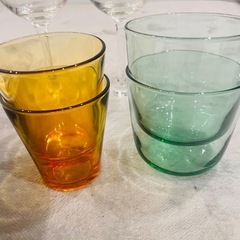 【¥0】FRANCE製アンバーグラス等ペアものの画像