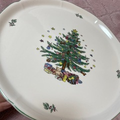 ④クリスマスプレート　NIKKOの画像