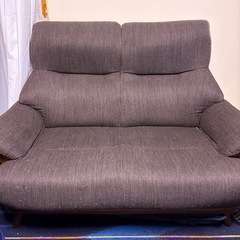 2人掛けハイバックソファ
の画像