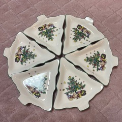 クリスマスプレート6枚セット　NIKKO　の画像