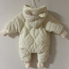 【ベビー服】ジャンプスーツ　クリーム色の画像