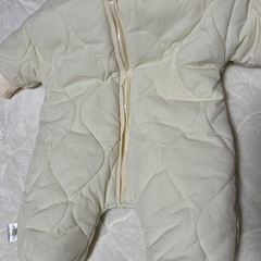【ベビー服】ジャンプスーツ　クリーム色の画像