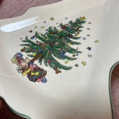 クリスマスプレート　ツリー　NIKKO
の画像
