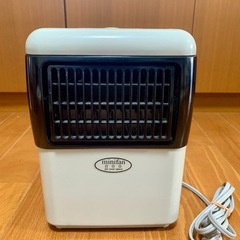 小型　三菱電気温風機　ミニファンヒーター　ミニヒーター　電気ファンヒーターの画像