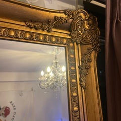 アンティーク調鏡の画像