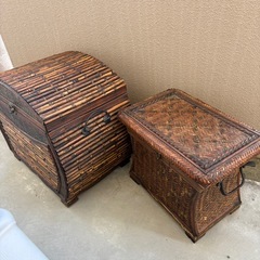 アンティークボックス×２の画像